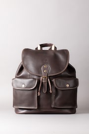 Lakeland Leather Brown Kelsick Leather Backpack - Image 2 of 8