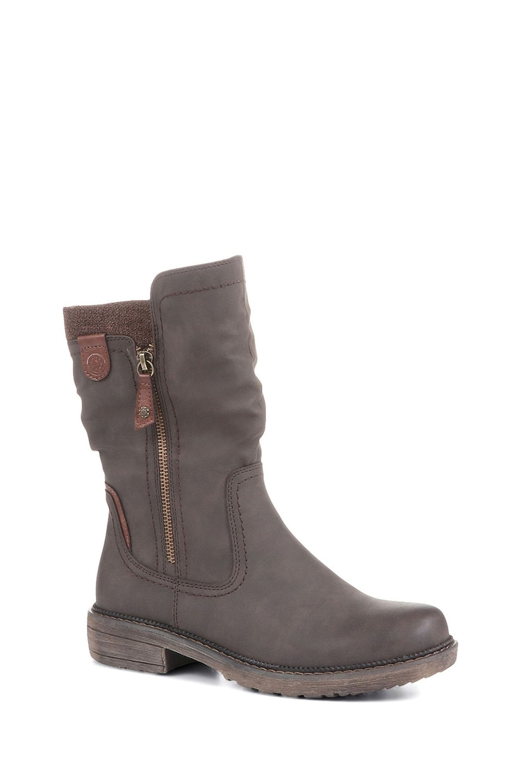 Pavers Ruched Calf Boots - Image 1 of 5