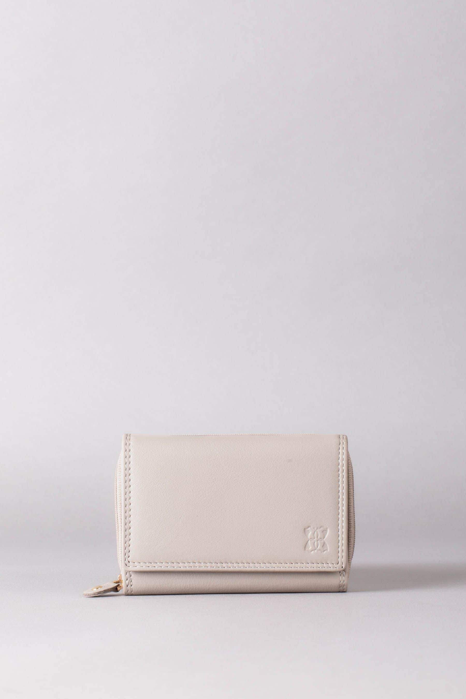 Lakeland Leather Grey Small Leather Purse