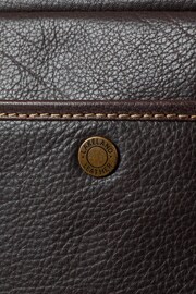 Lakeland Leather Kelsick Leather Messenger Brown Bag - Image 6 of 9