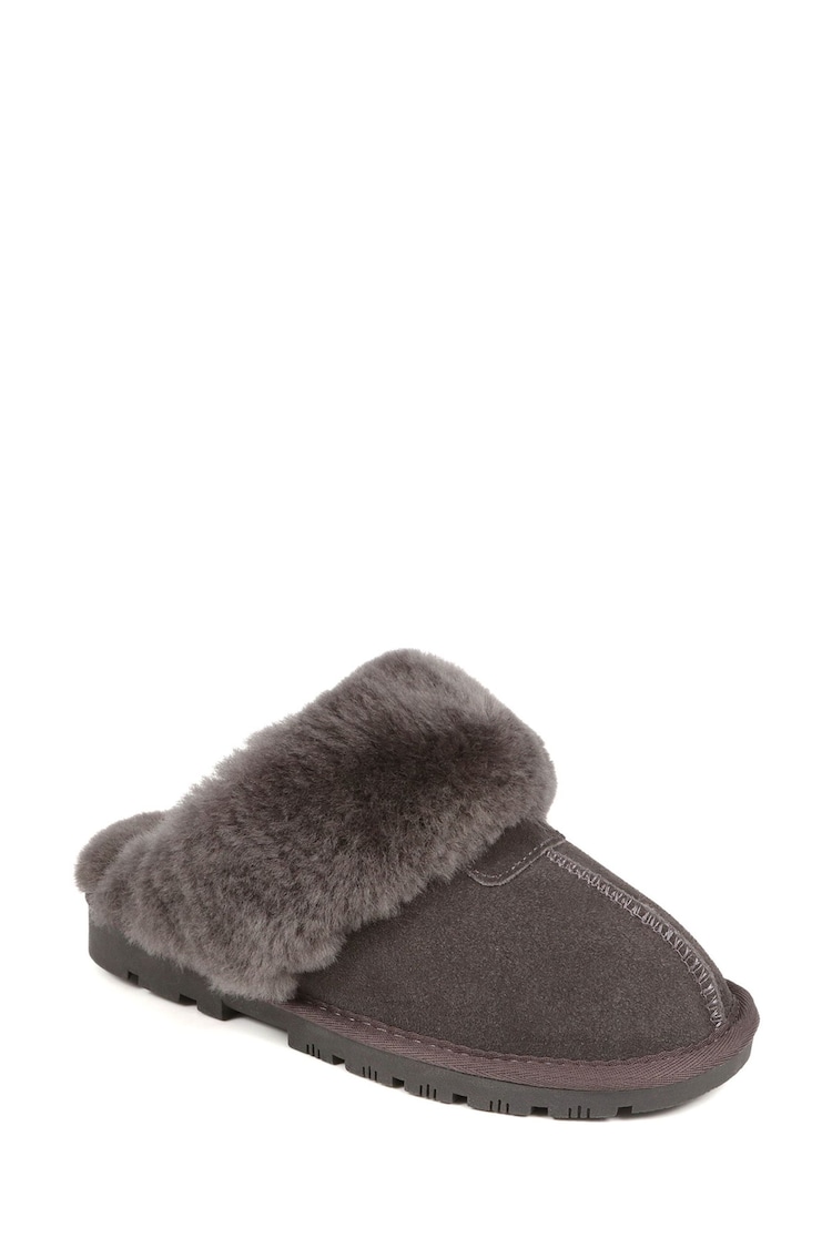 Pavers Sheepskin Lined Slippers - Image 2 of 5