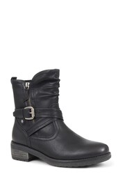 Pavers Zip Up Tall Ankle Boots - Image 1 of 4