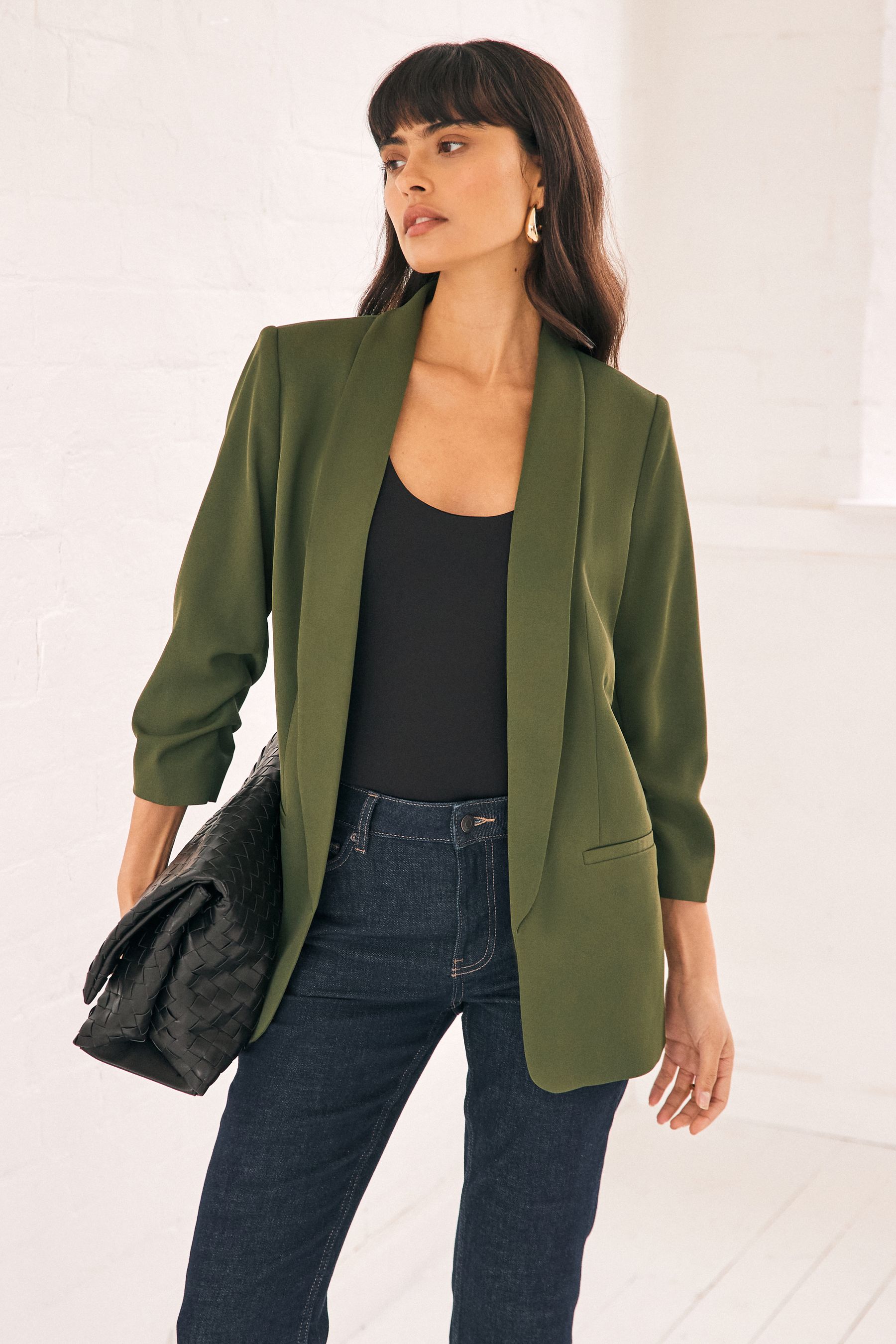 Khaki blazer womens uk cheap