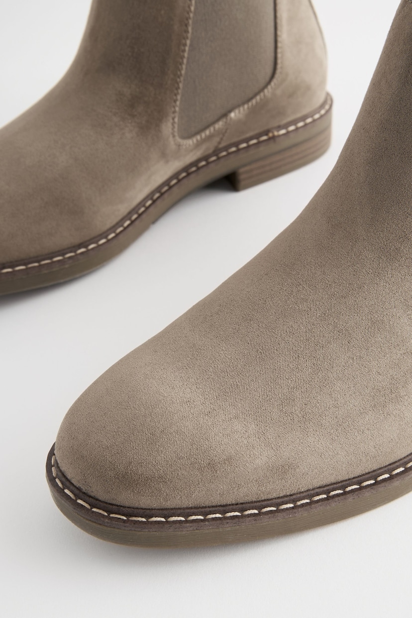 Taupe Chelsea Boots - Image 4 of 5