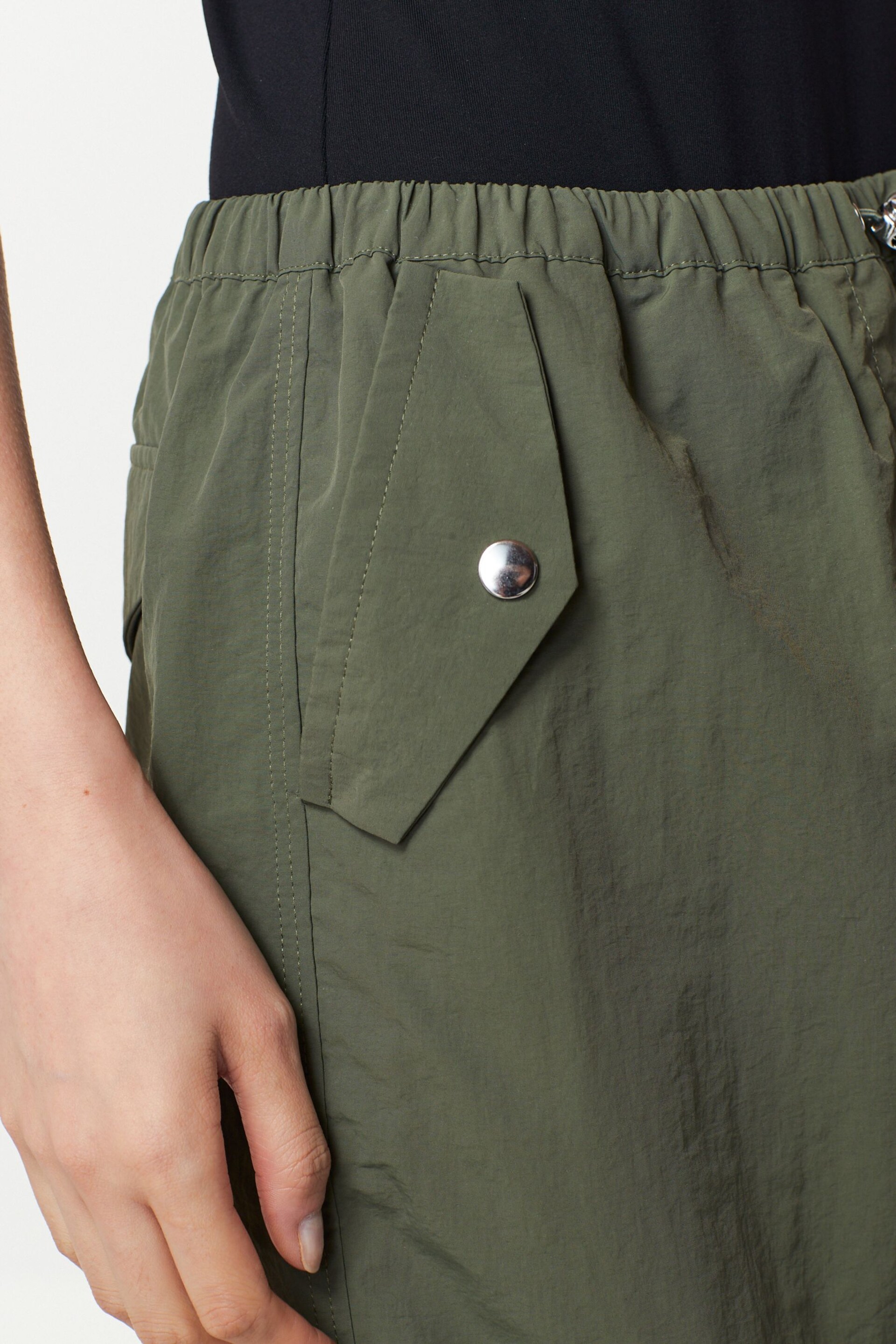 Khaki Green Cargo Mini Skirt - Image 4 of 6