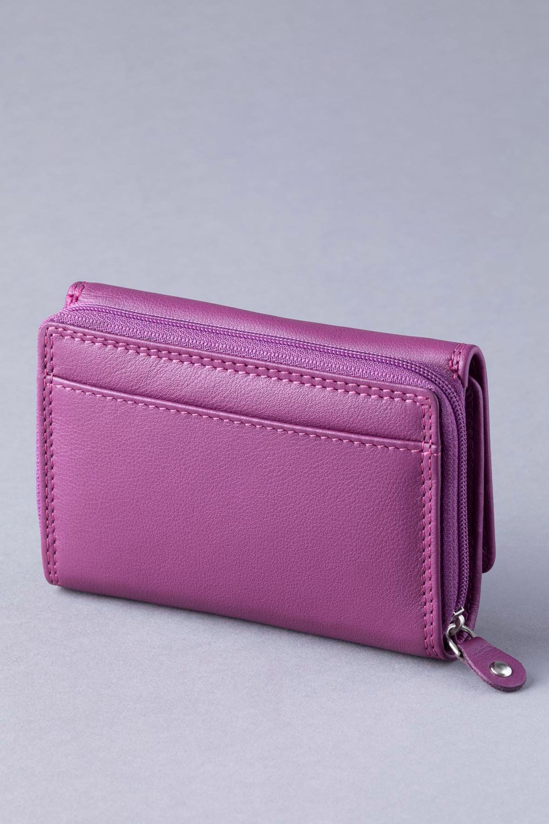 Lakeland Leather Pink Small Leather Purse
