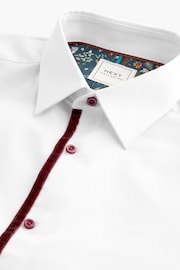 White Easy Iron Royal Oxford Long Sleeve Shirt - Image 7 of 8