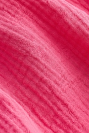 Bright Pink Textured Summer Playsuit - Image 6 of 6