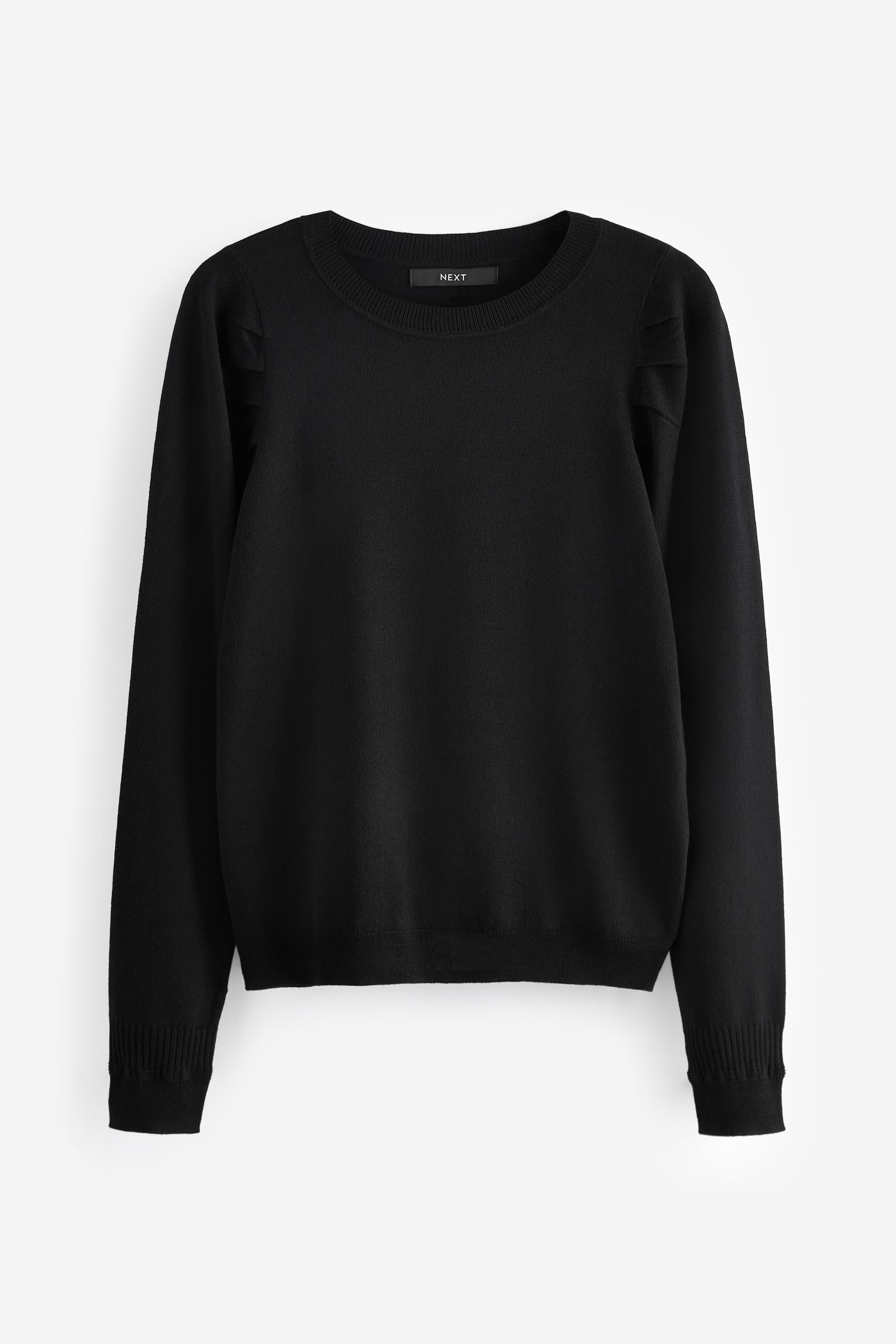 Buy Black Crew Neck Long Sleeve Jumper from the Next UK online shop