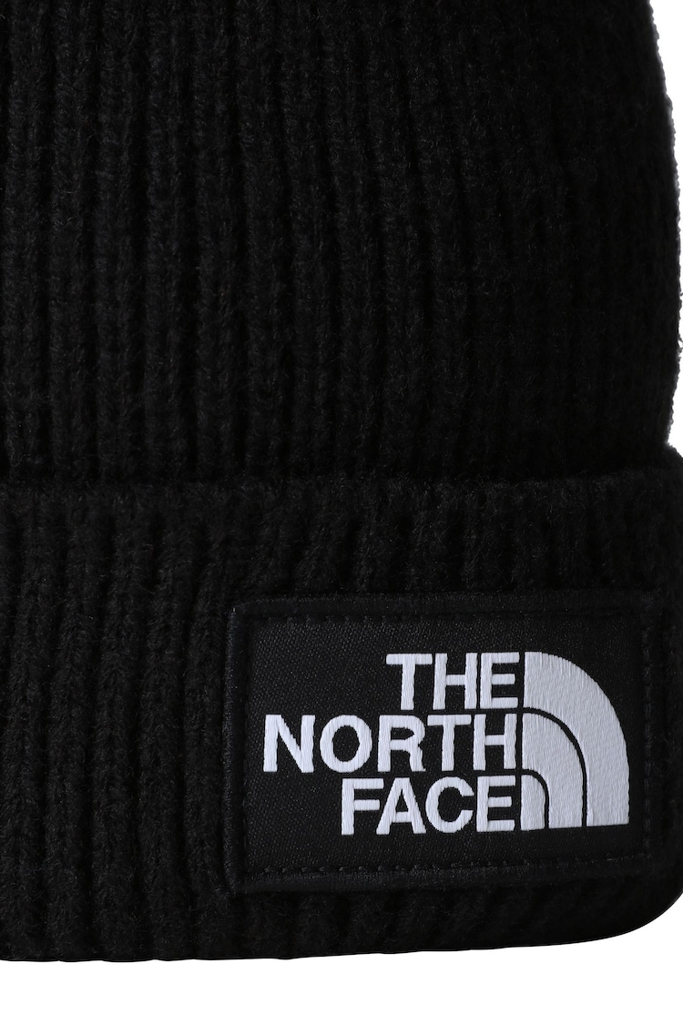 The North Face Black Logo Box Pom Beanie - Image 4 of 4