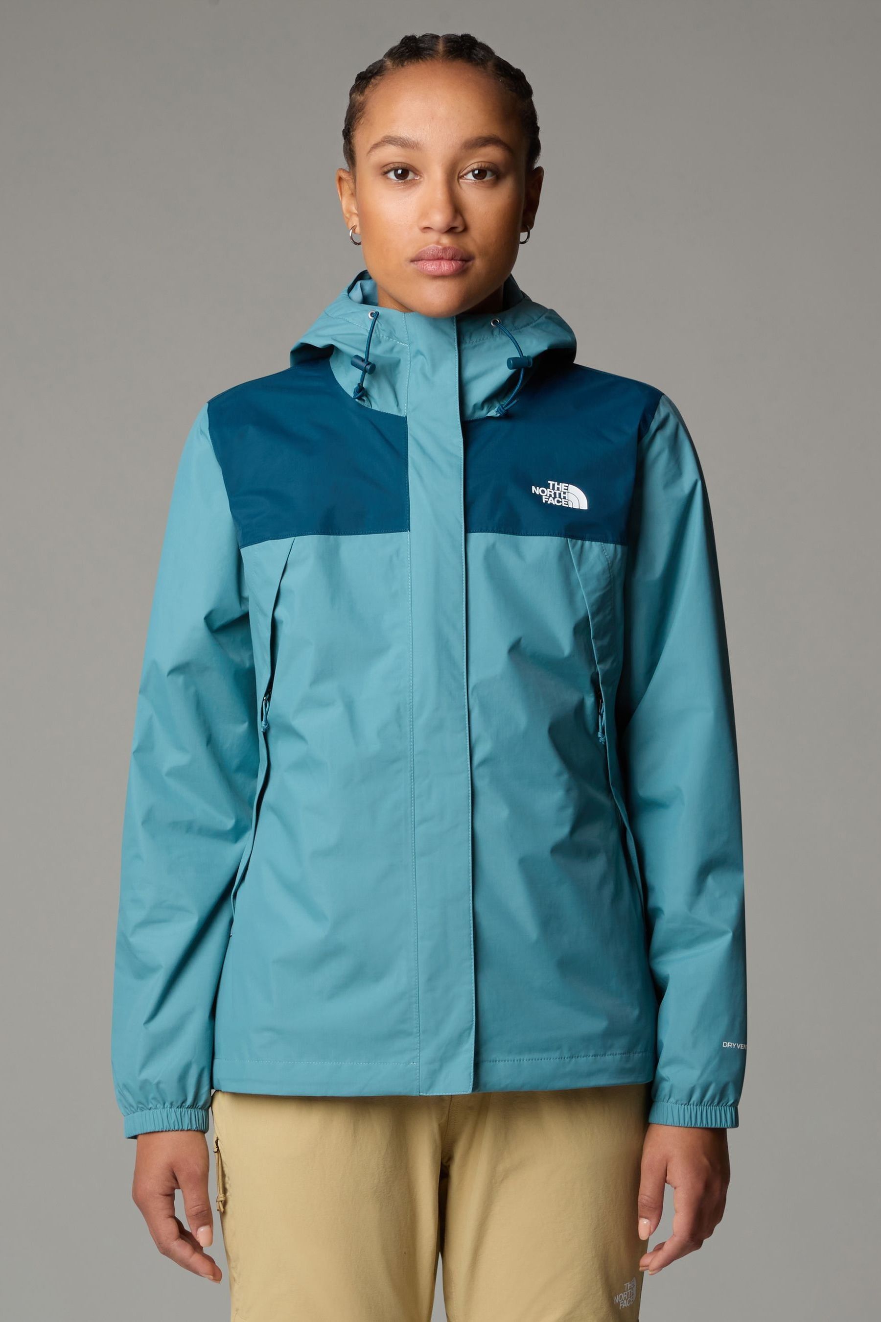 Blue The North Face Antora Waterproof Jacket
