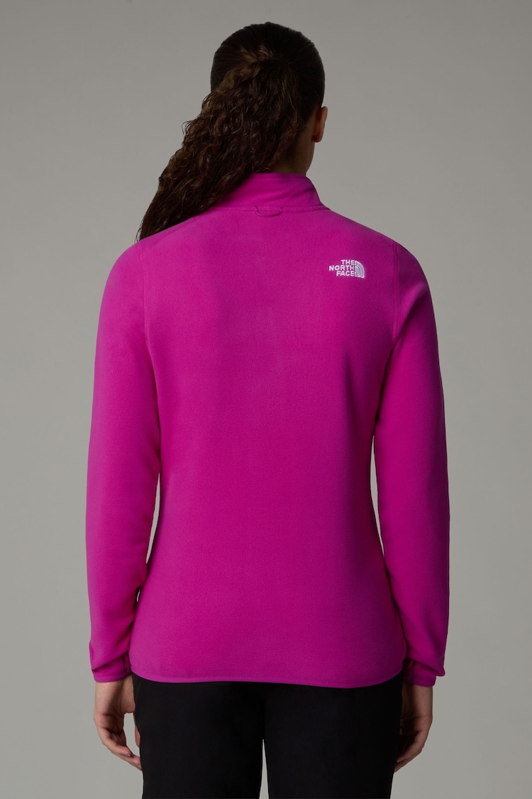 The North Face Purple Glacier Full Zip Fleece - Image 2 of 6