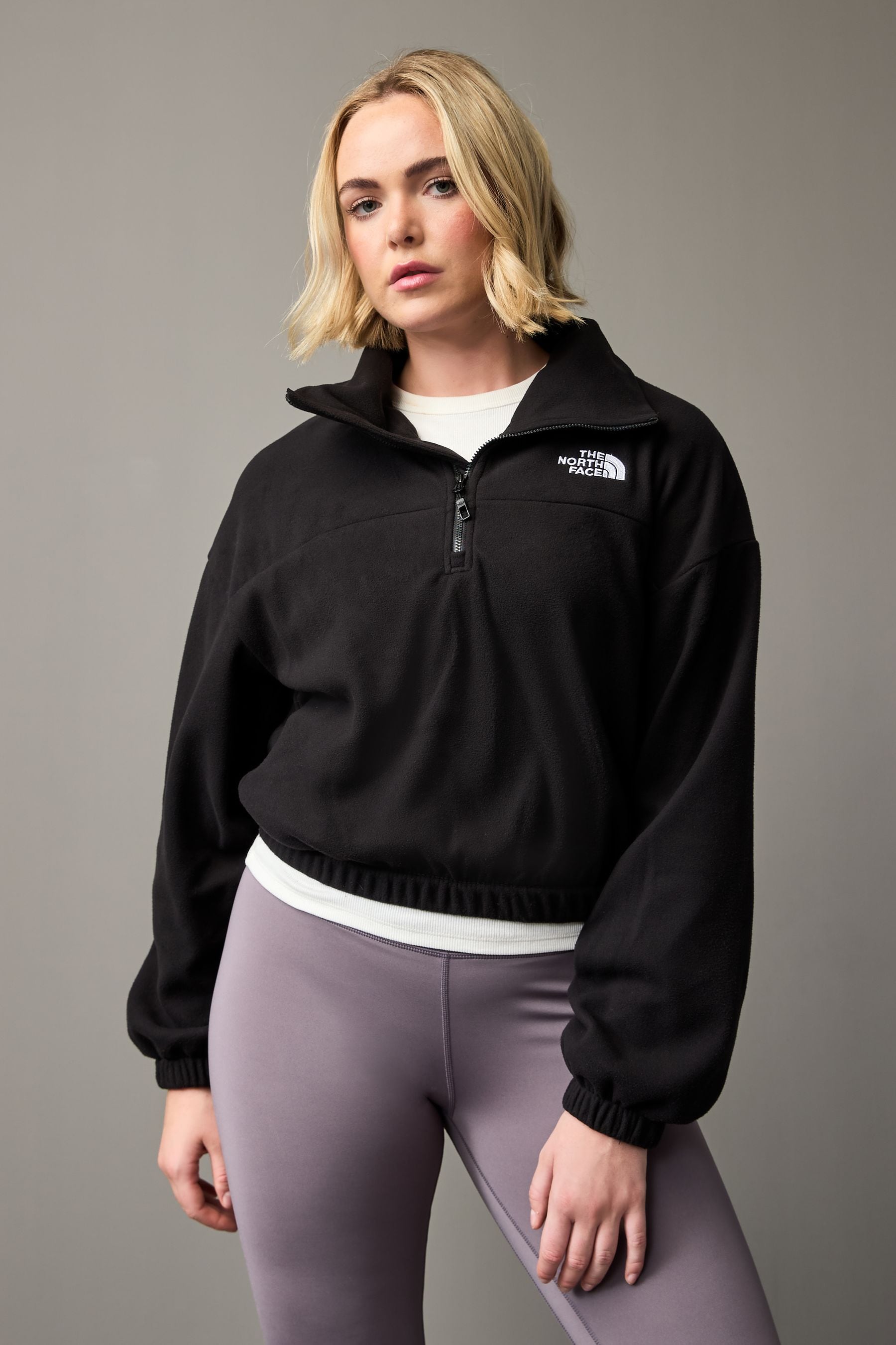 North face half zip fleece womens clearance