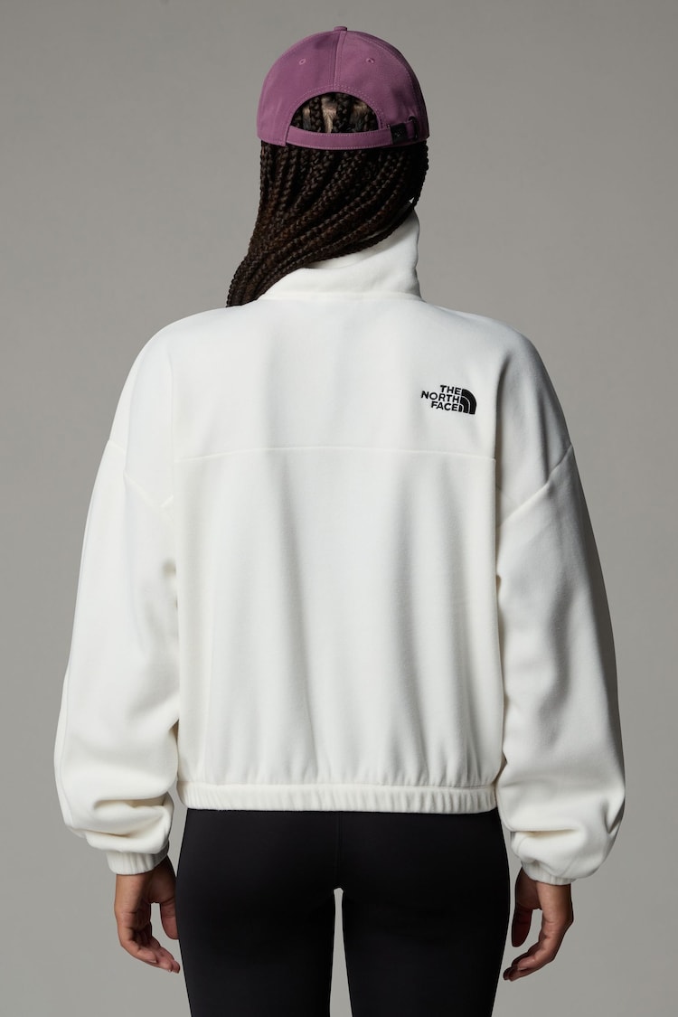 The North Face White Glacier Half Zip Fleece - Image 3 of 3