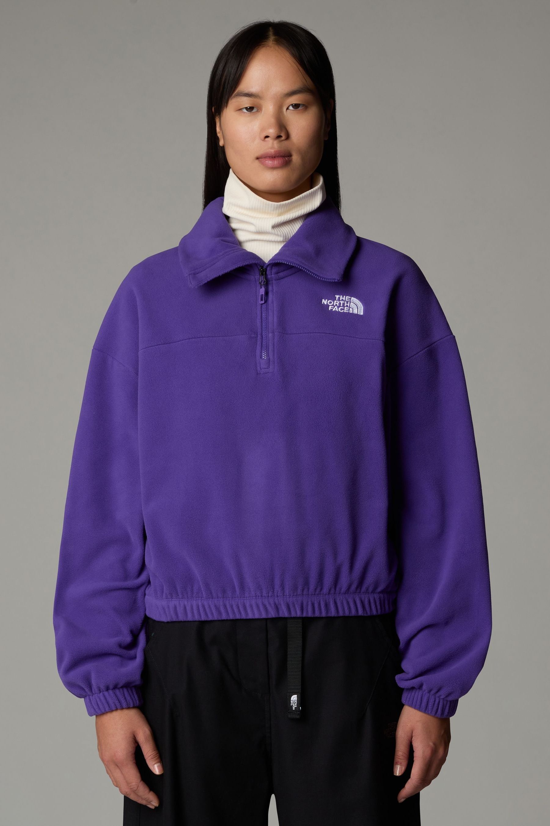 Half zip fleece womens best sale