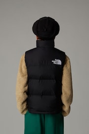 The North Face Black Teen 1996 Retro Nuptse Gilet - Image 2 of 4