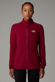 The North Face Red Glacier Full Zip Fleece - Image 1 of 2