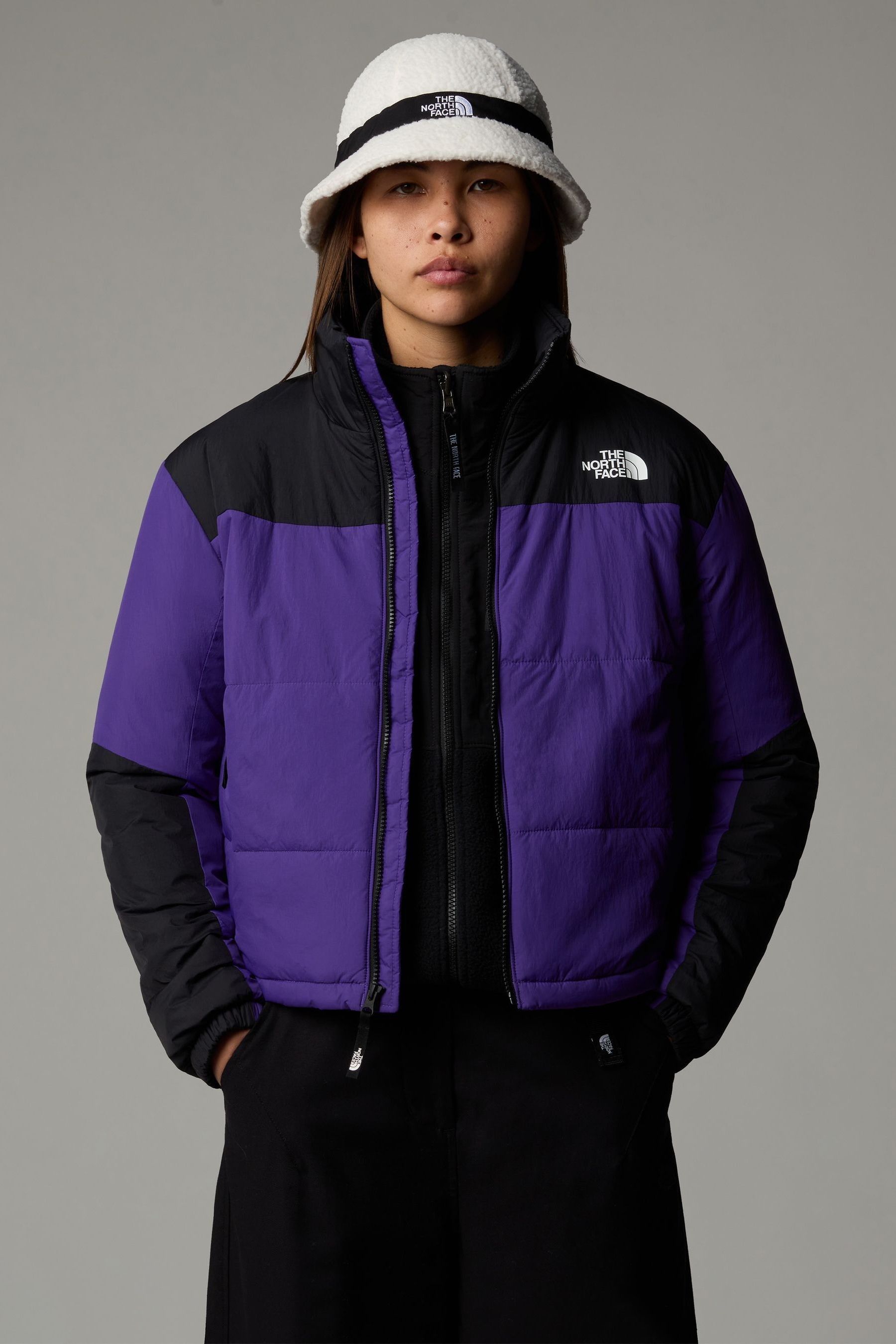 Womens north face purple jacket cheap