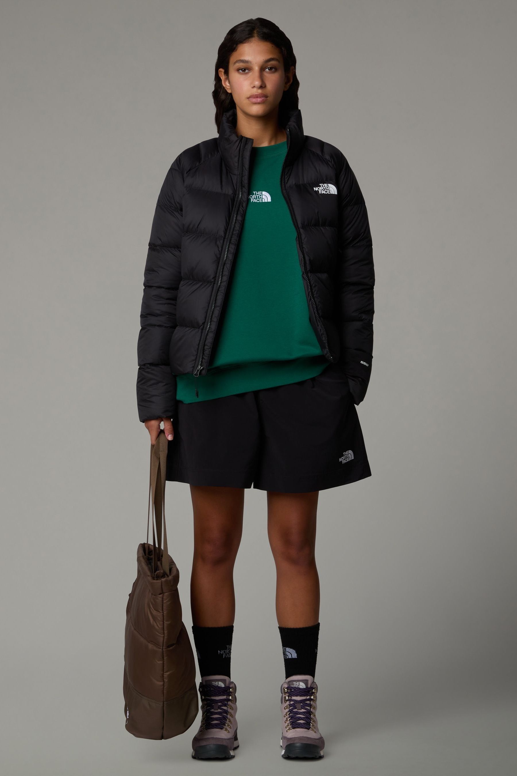 Buy The North Face Black Womens Hyalite Down Cropped Jacket from Next Luxembourg