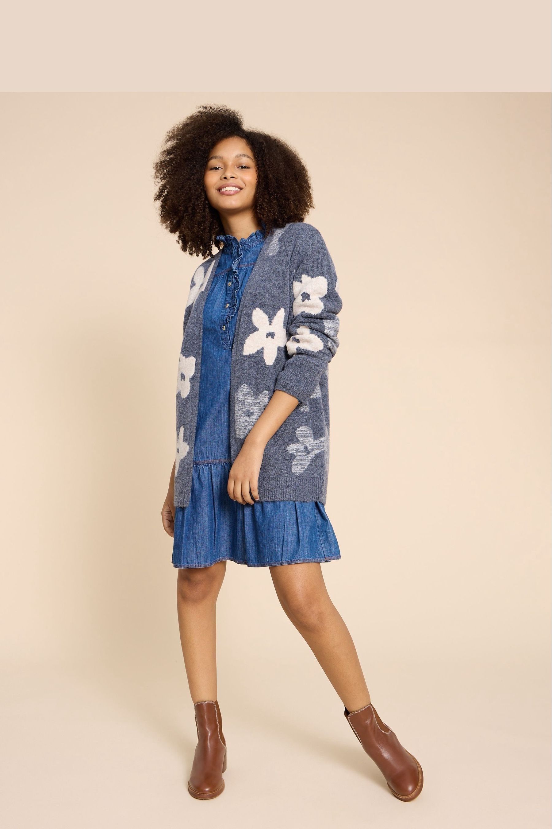 Navy blue longline cardigan new arrivals