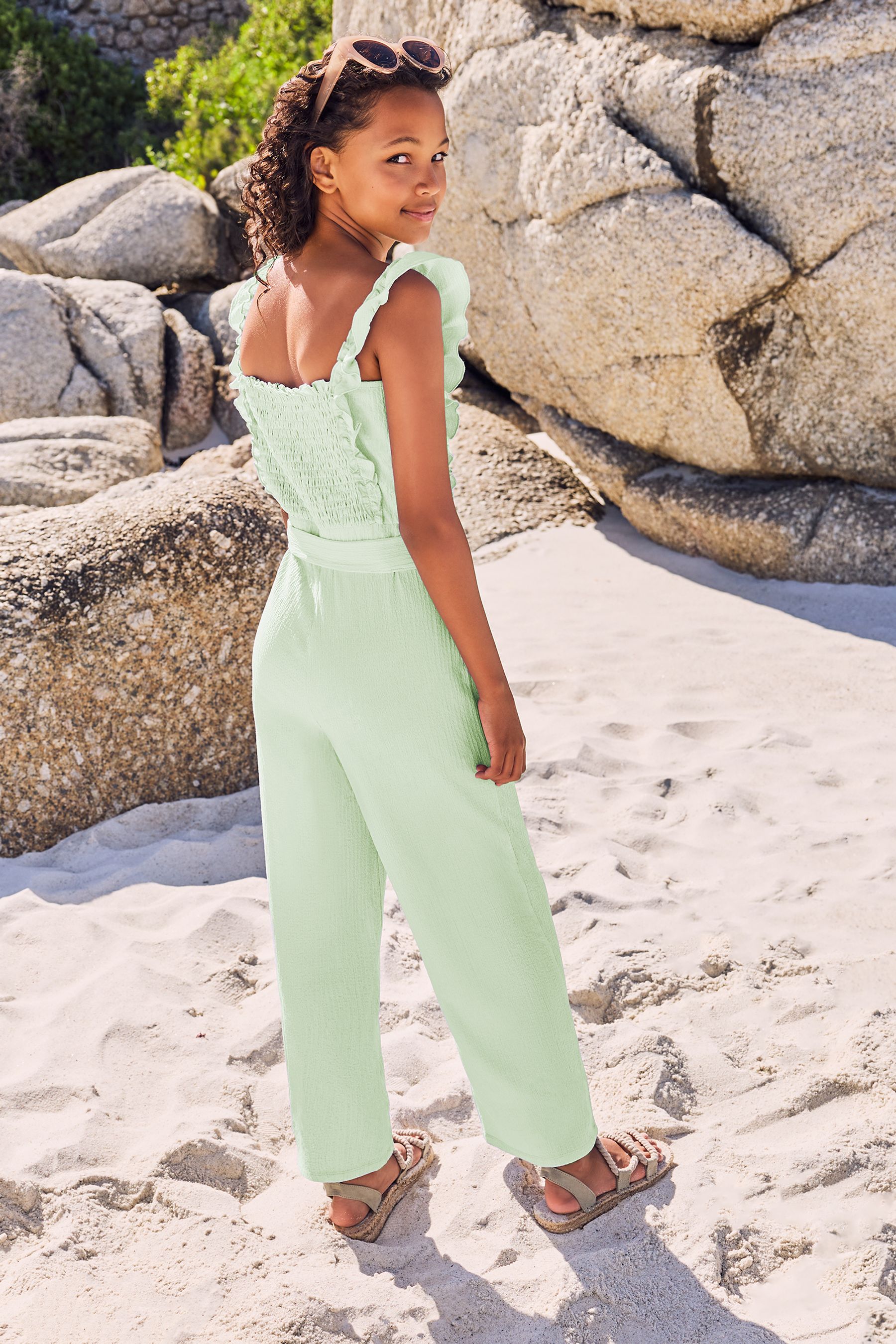 Lipsy green jumpsuit best sale