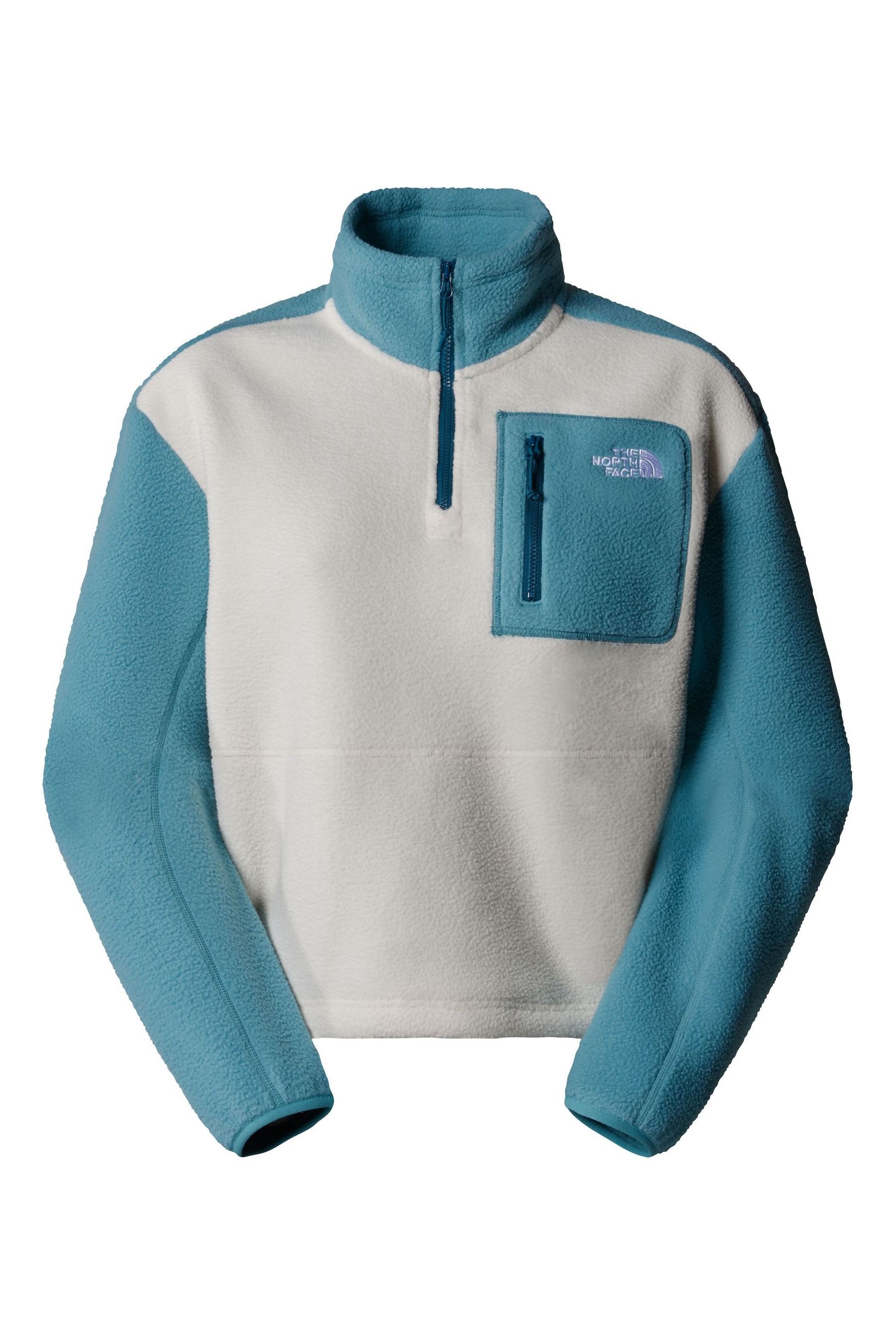 North face light blue fleece store