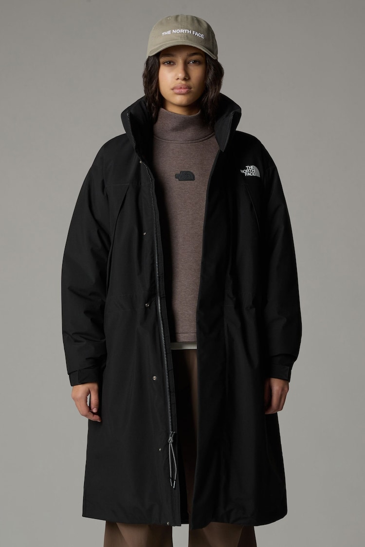 The North Face Black Womens Padded Long Length Parka - Image 2 of 4