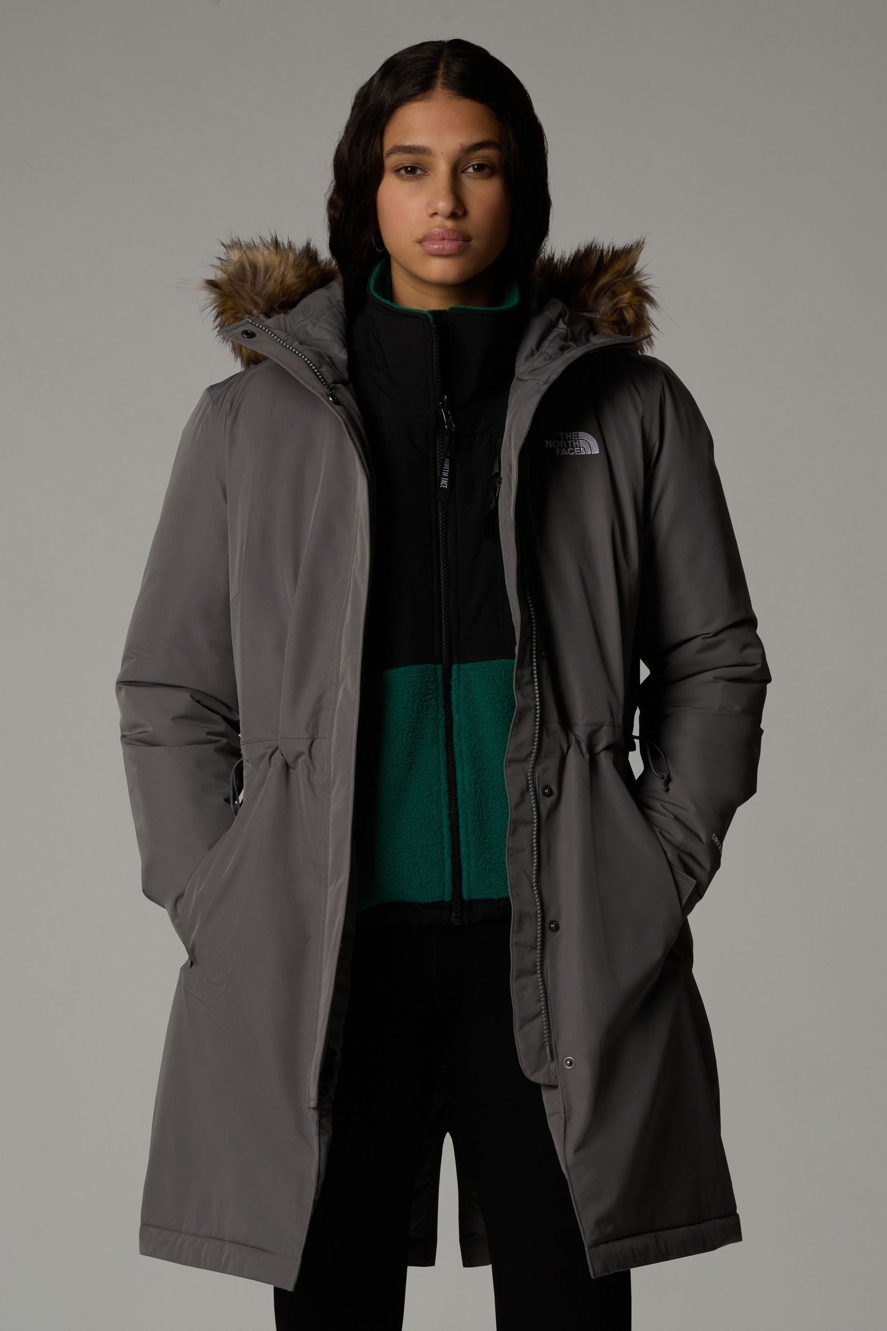 North face zaneck parka womens grey shop