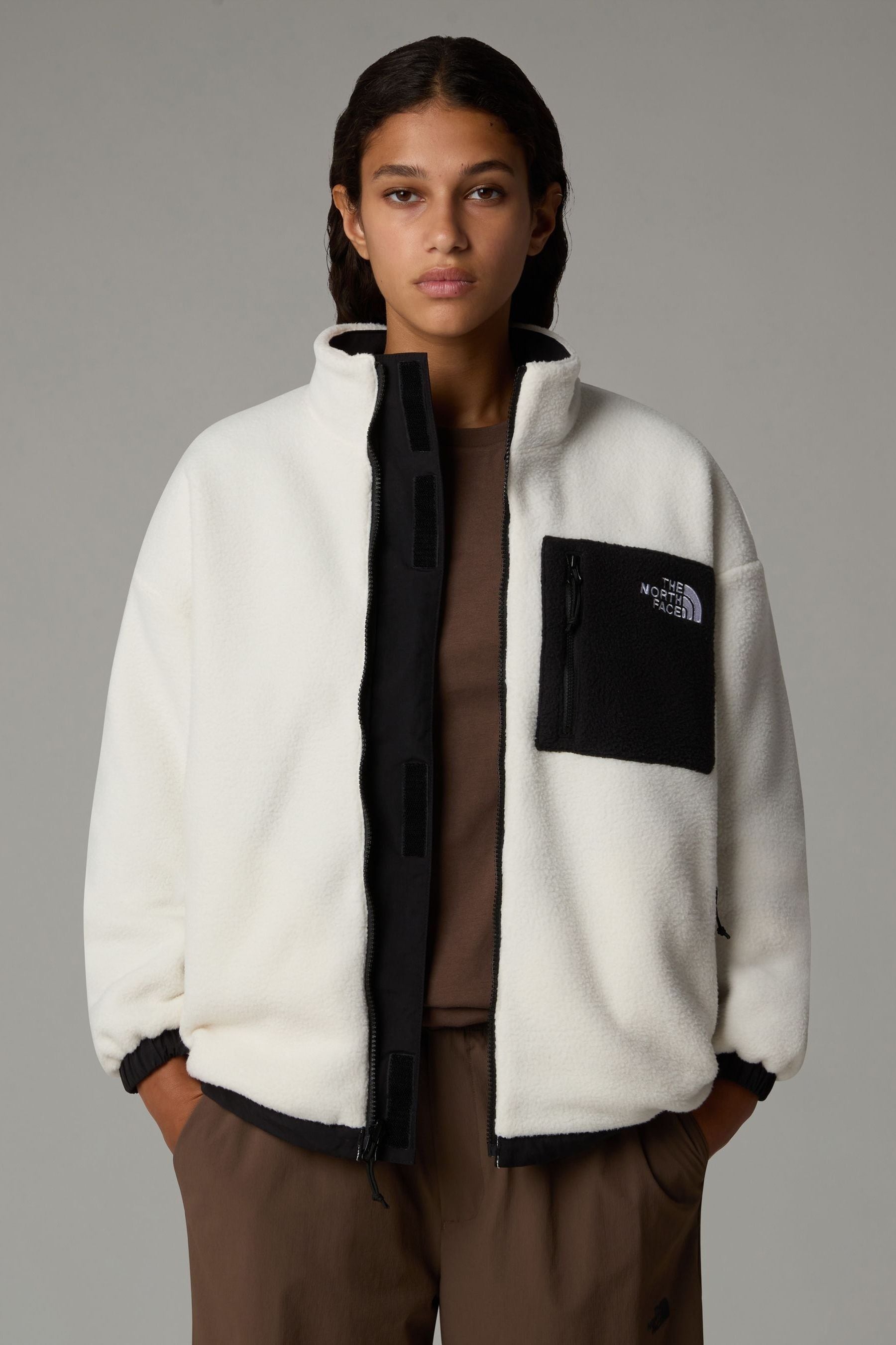 Buy The North Face Black White Womens Yumiori Reversible Fleece Jacket from the Next UK online shop