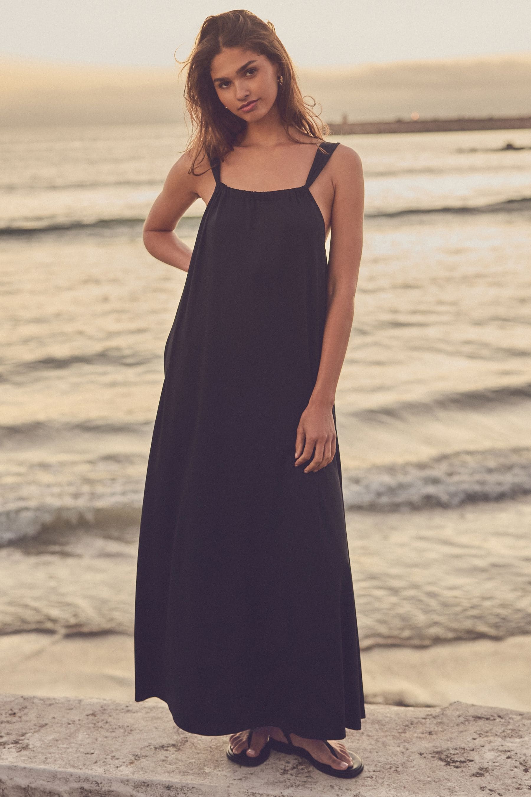 Buy Black Slinky Maxi Dress from Next Hong Kong