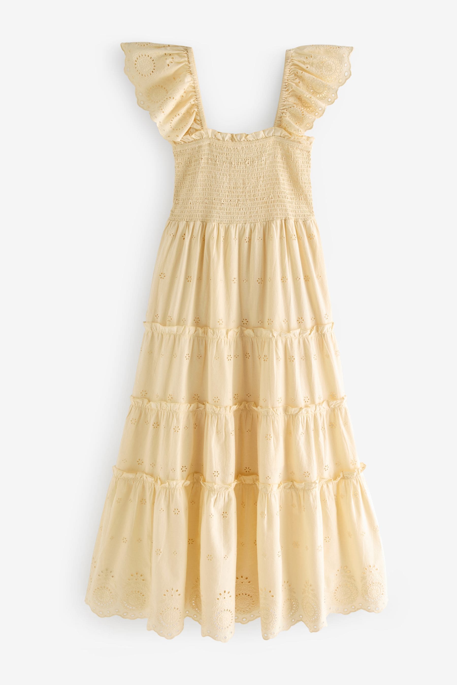 Short yellow summer dress hot sale