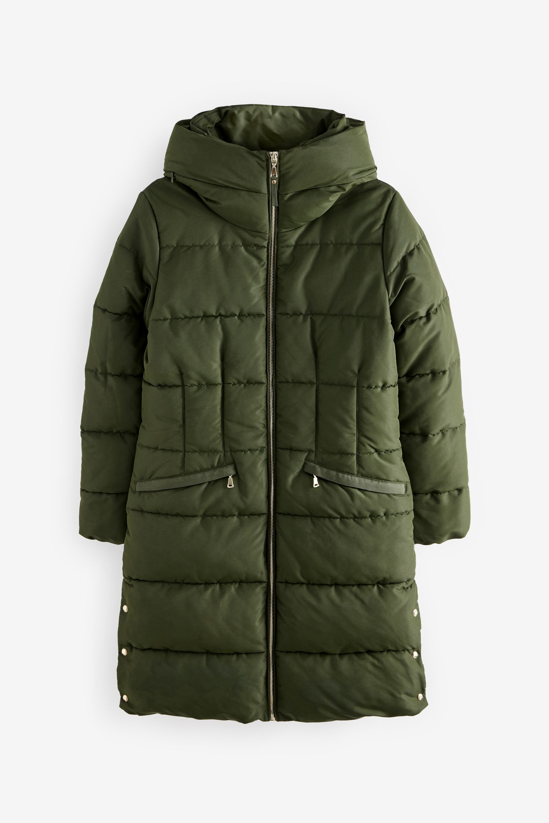 Next green padded jacket discount