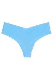 Victoria's Secret PINK Castaway Blue Rib Thong Knickers - Image 3 of 3