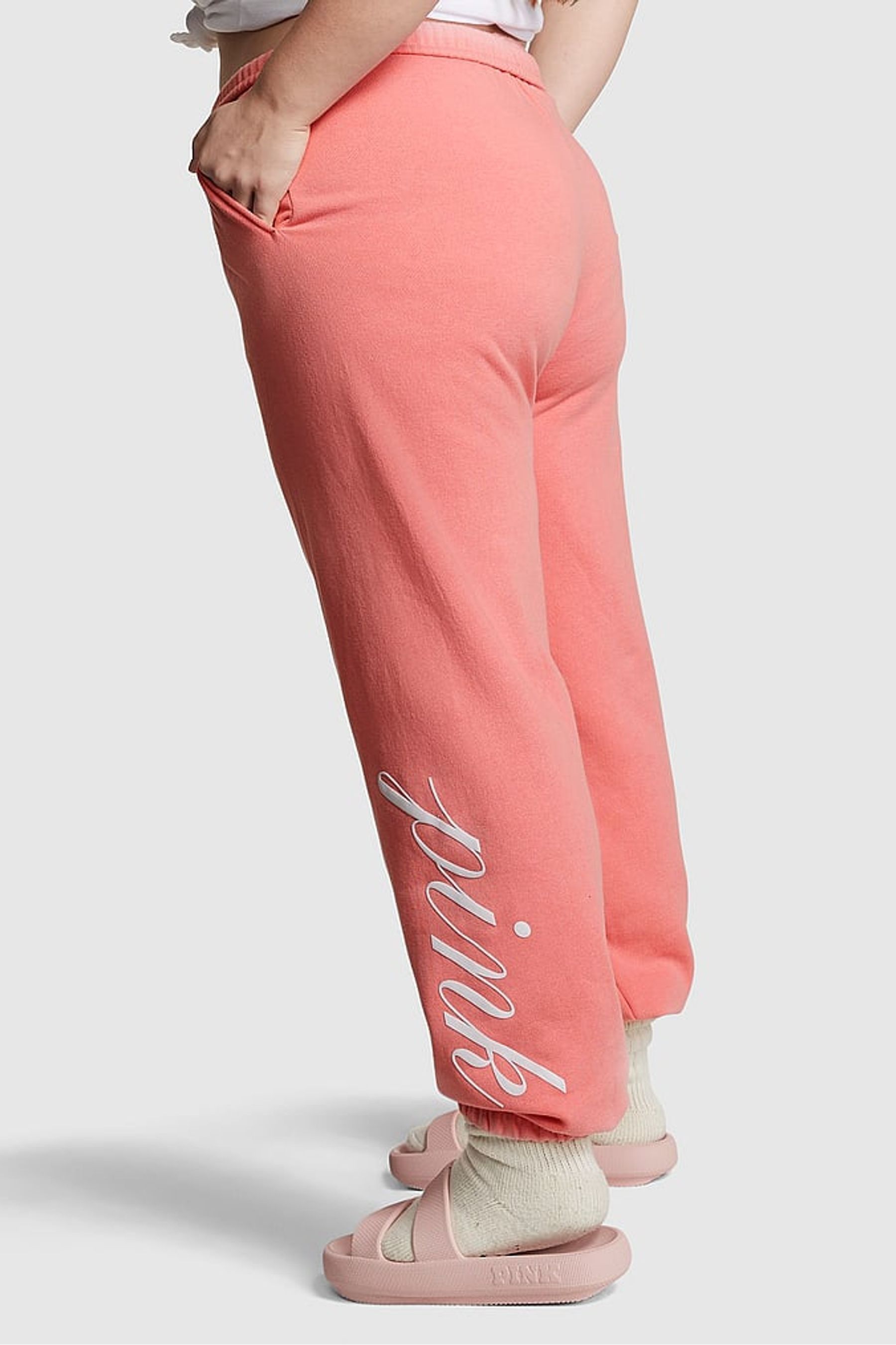 Buy Victoria s Secret PINK Passion Pink Fleece Joggers from Next Ireland