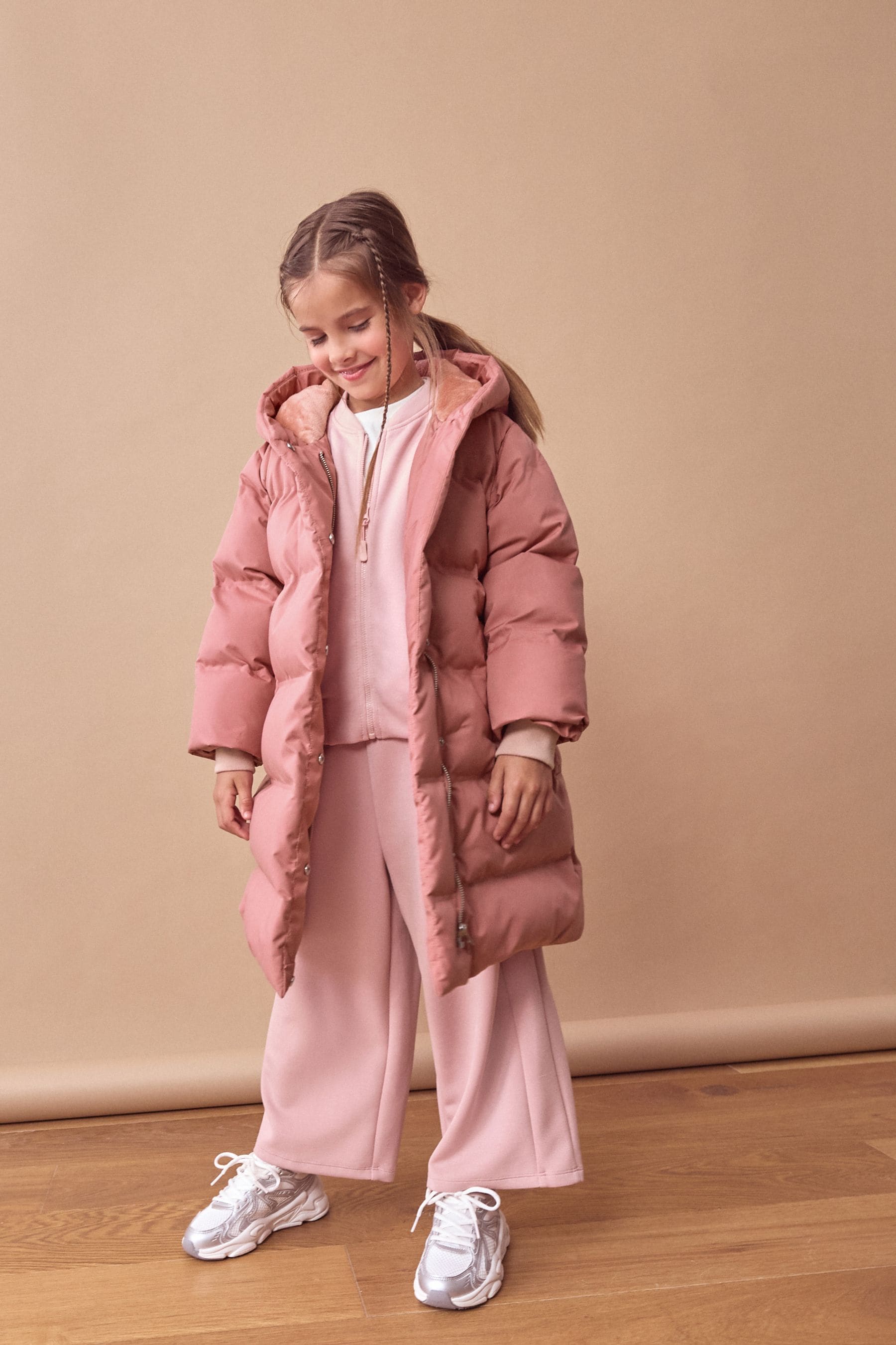 Buy Pink Waterproof Heatseal Hooded Padded Coat 3 16yrs from the Next UK online shop