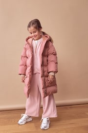 Pink Waterproof Heatseal Padded Coat (3-16yrs) - Image 1 of 9