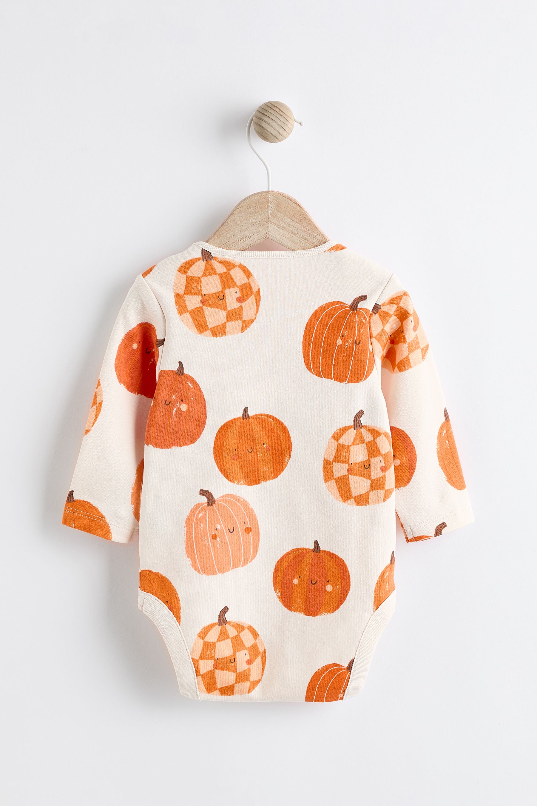 Pumpkin onesie baby boy top