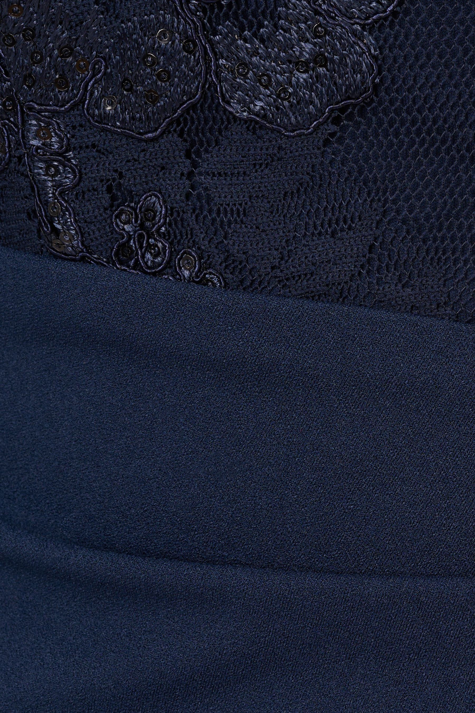 Adrianna papell blue lace dress sales