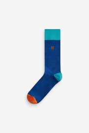 Multi Bright Mix 5 Pack Embroided Lasting Fresh Socks - Image 3 of 8