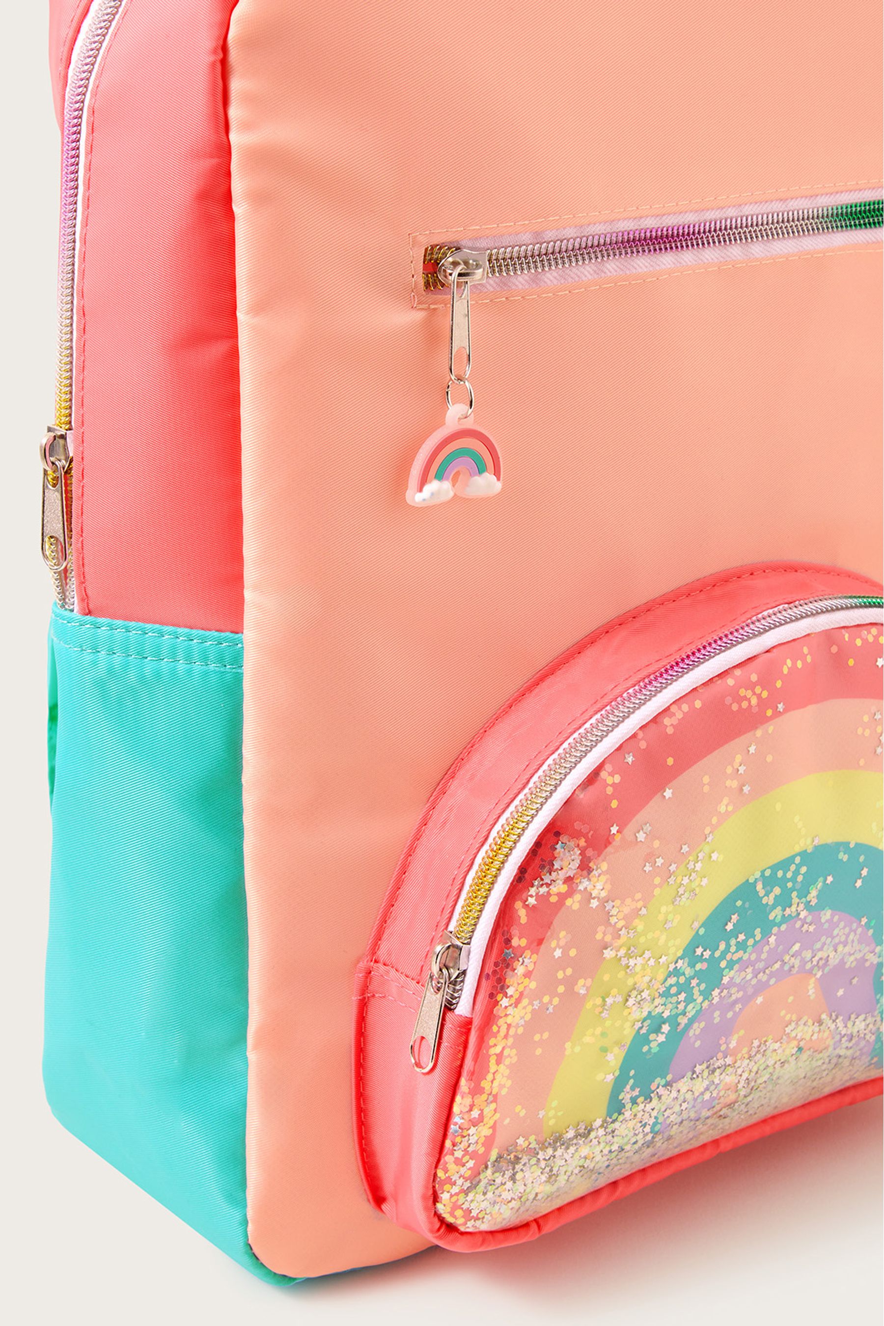 Buy Monsoon Orange Colourblock Rainbow Backpack from Next Germany