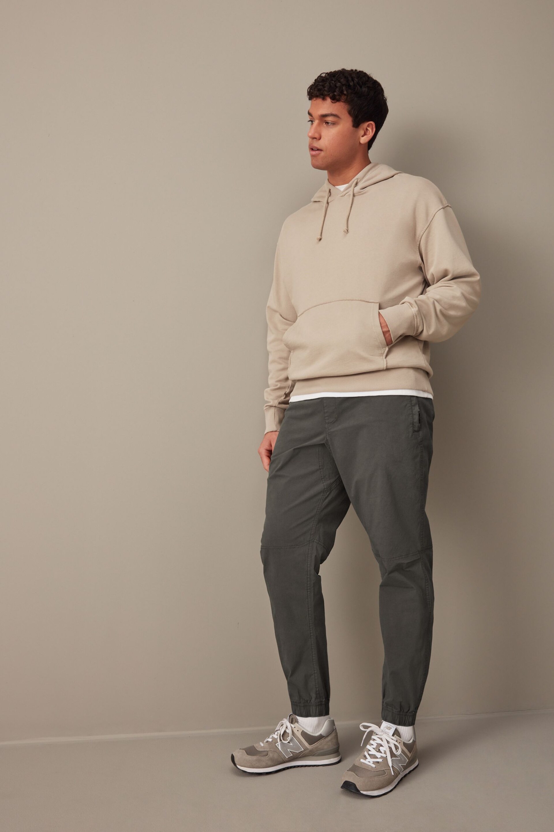 Grey Stretch Utility Jogger Trousers - Image 3 of 13