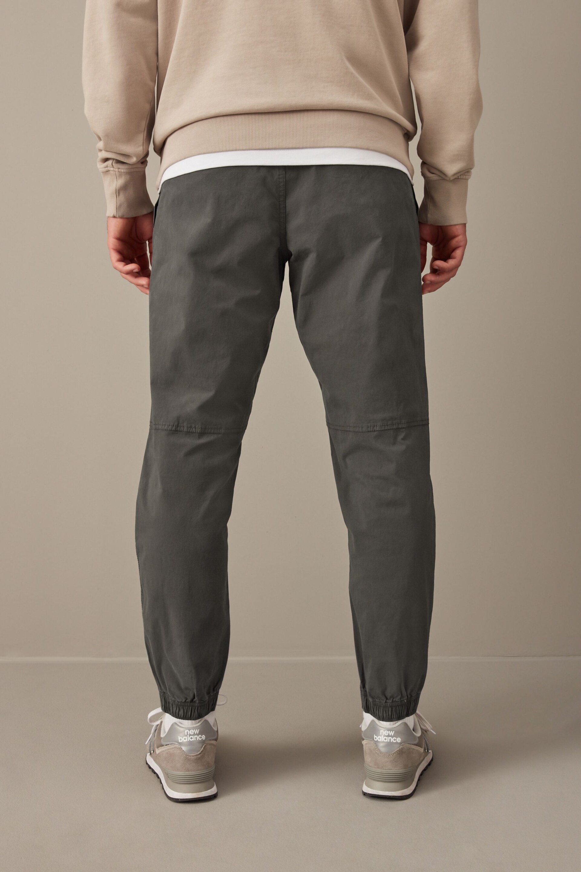 Grey Stretch Utility Jogger Trousers - Image 4 of 13