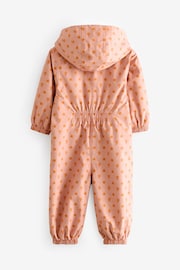 Pink Waterproof Fleece Lined Puddlesuit (3mths-7yrs) - Image 5 of 7