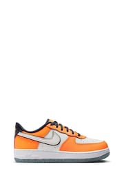 Nike Orange Force 1 Low Junior Trainers - Image 1 of 11