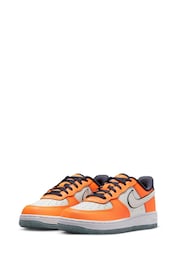 Nike Orange Force 1 Low Junior Trainers - Image 5 of 11