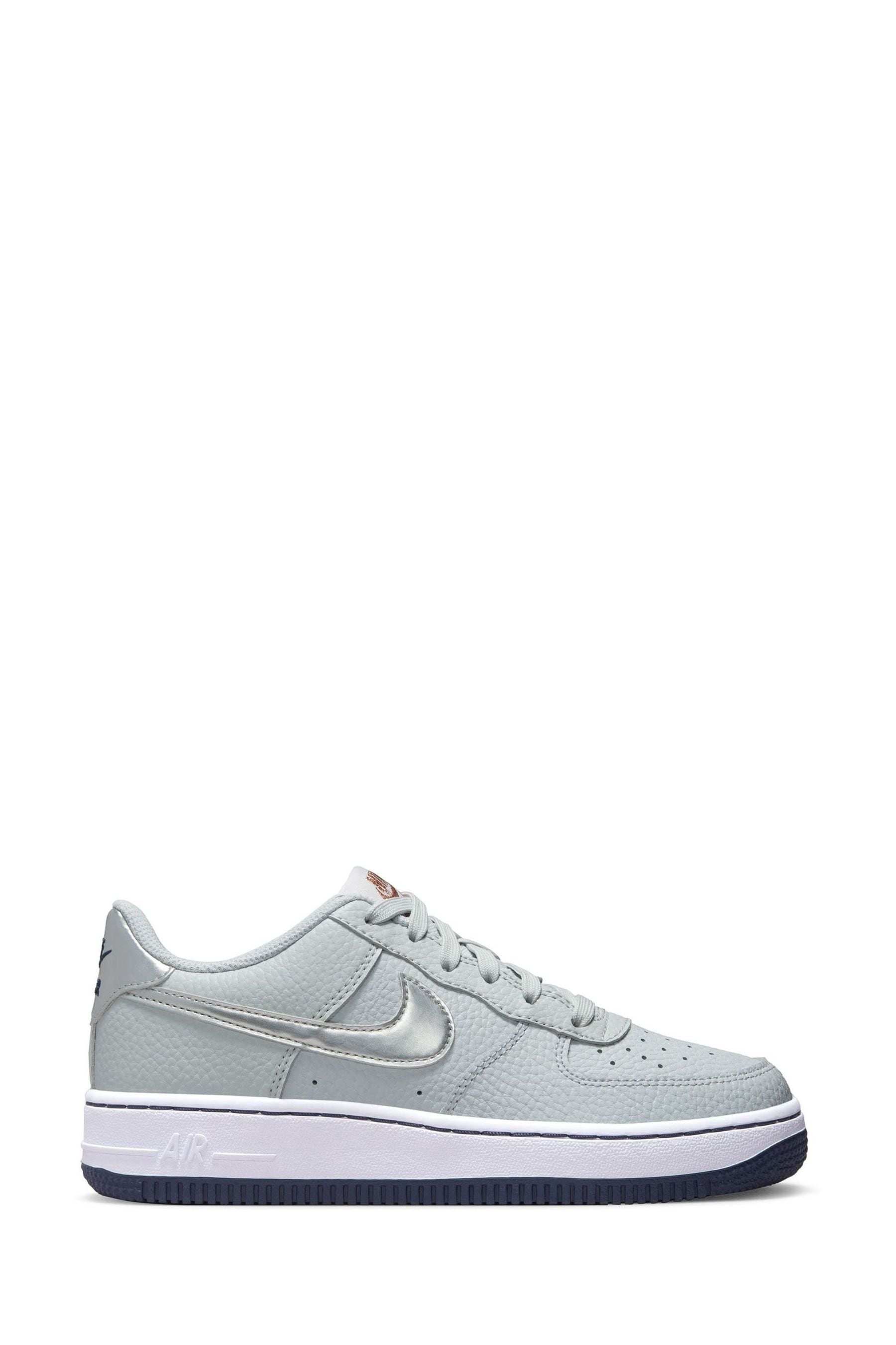 Buy Nike Grey Black Air Force 1 Youth Trainers from the Next UK online shop