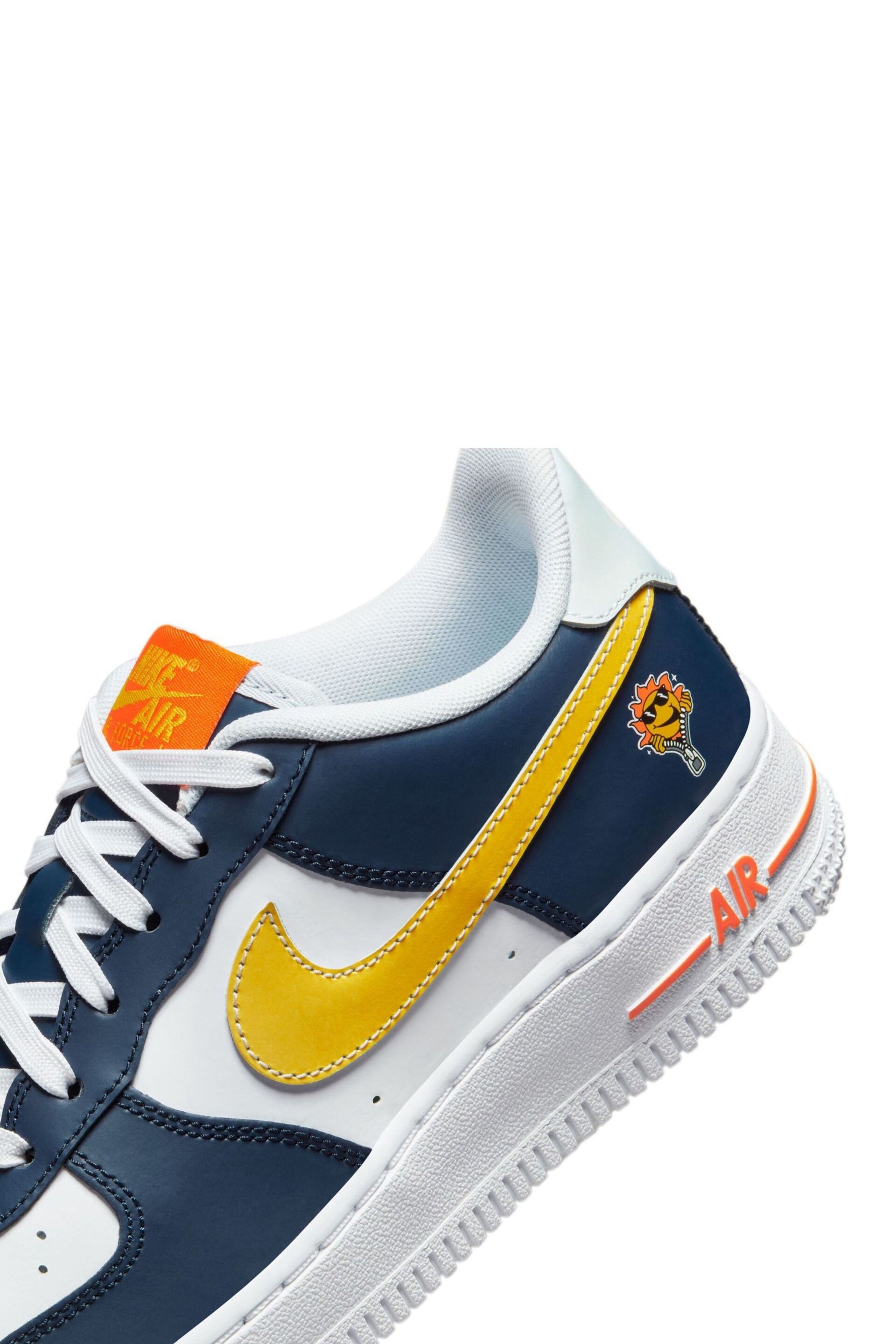 Nike Blue Air Force 1 LV8 2  Youth Trainers - Image 10 of 12
