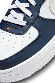 Nike Blue Air Force 1 LV8 2  Youth Trainers - Image 9 of 12