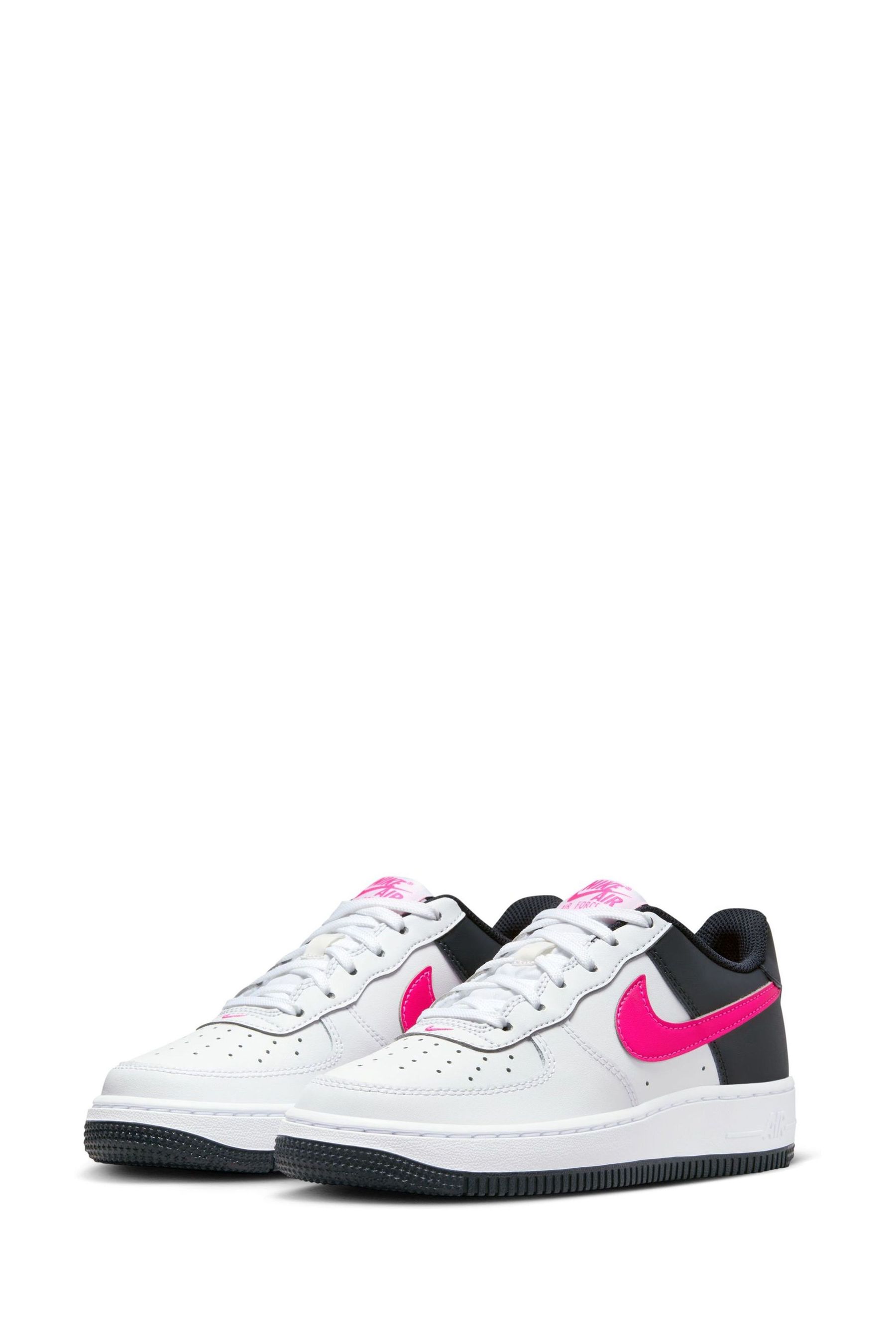 Pink suede air force 1 junior top