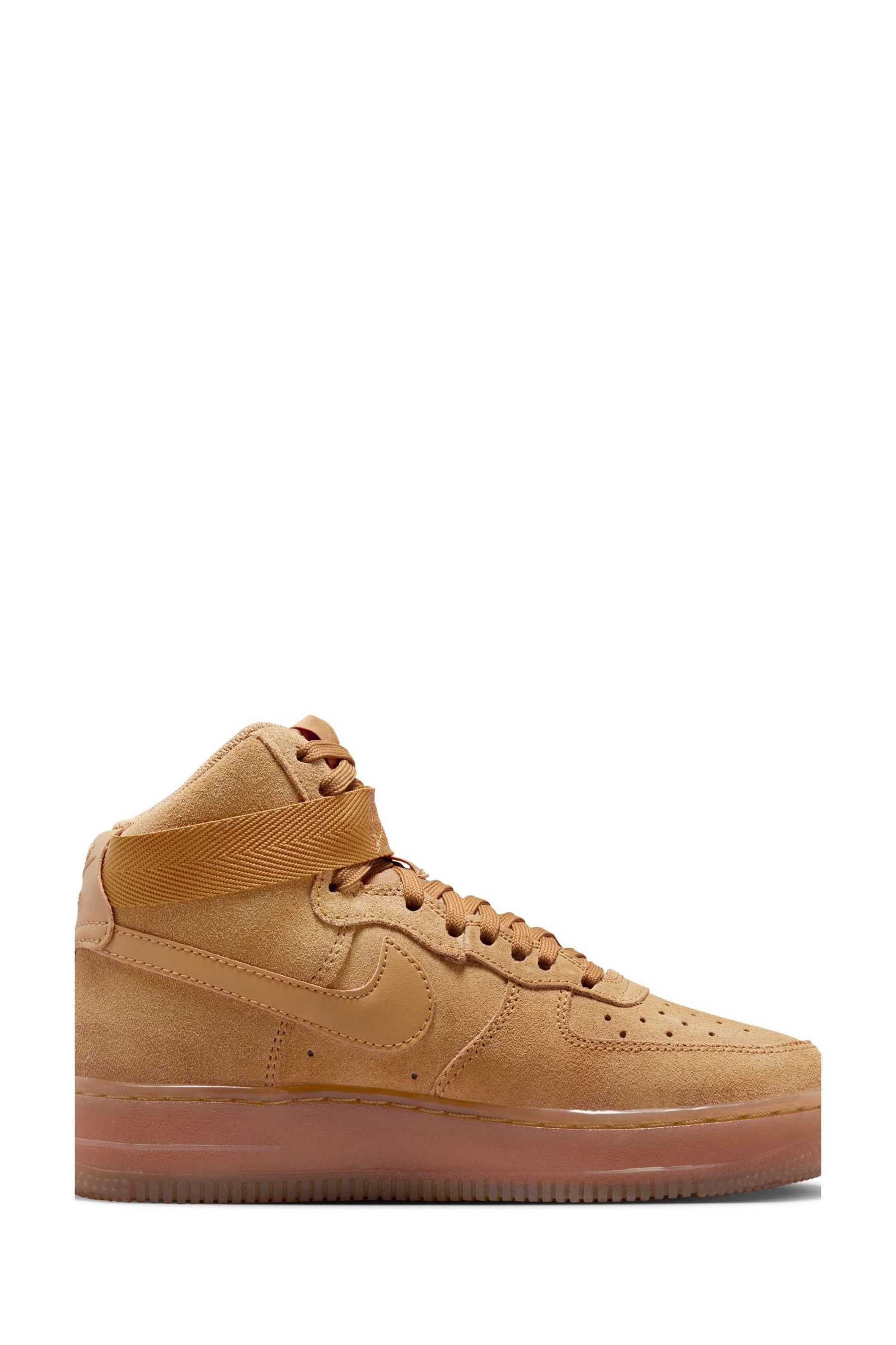 Buy Nike Tan Brown Air Force 1 High LV8 3 Youth Trainers from Next Germany